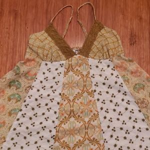 Flowy babydoll tank top